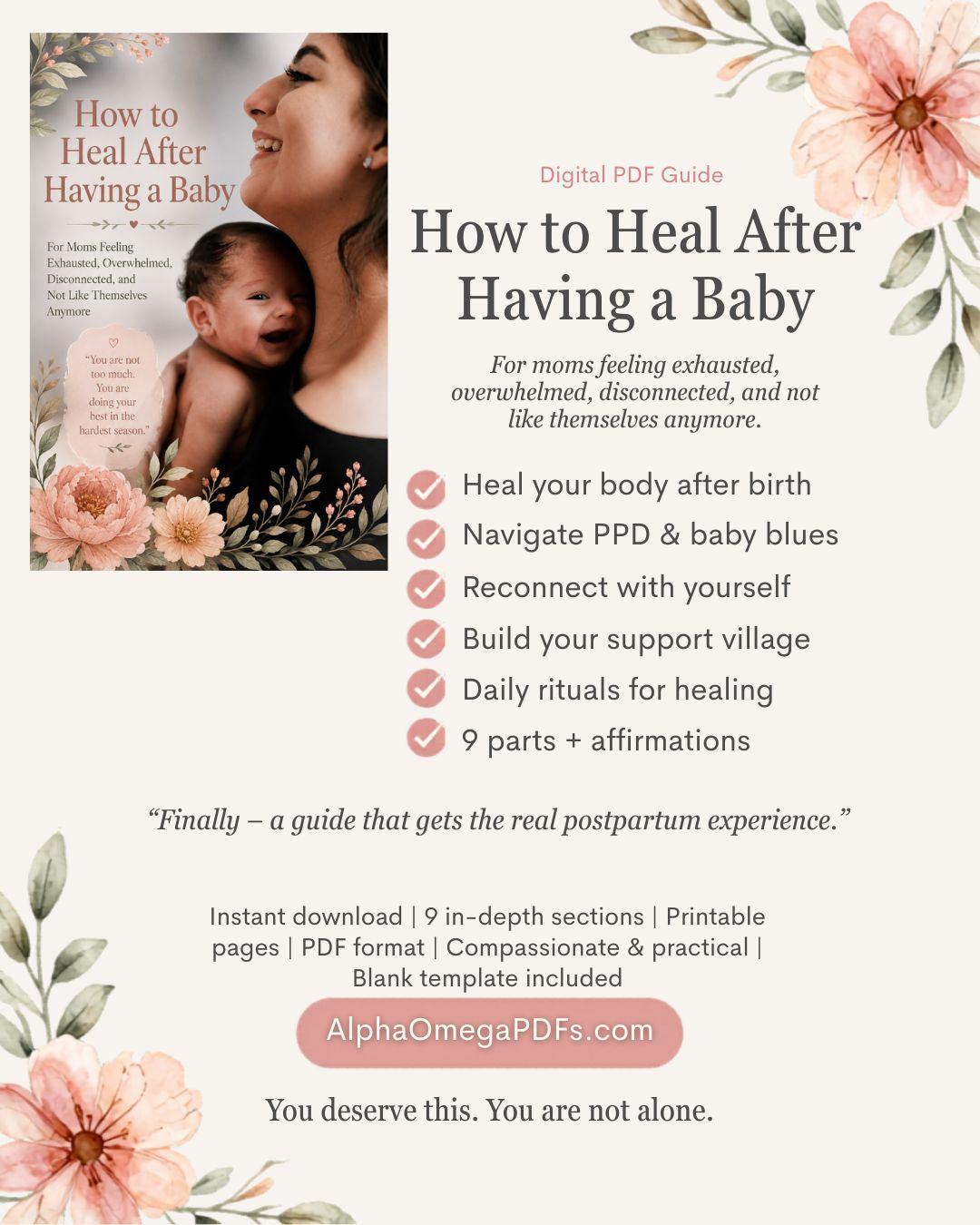 How to Heal After Having a Baby?